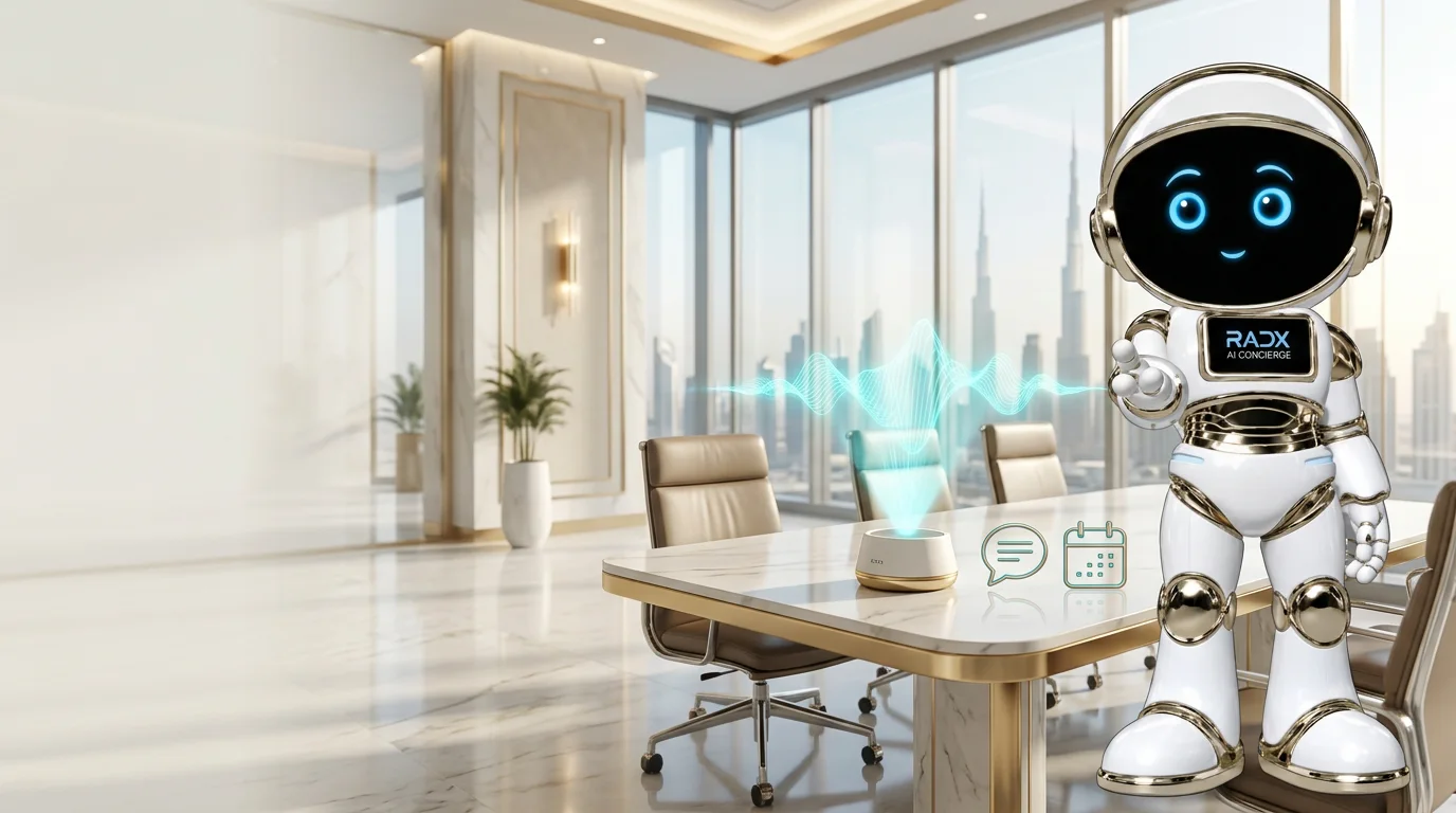 RADX team talking with business leaders in Dubai