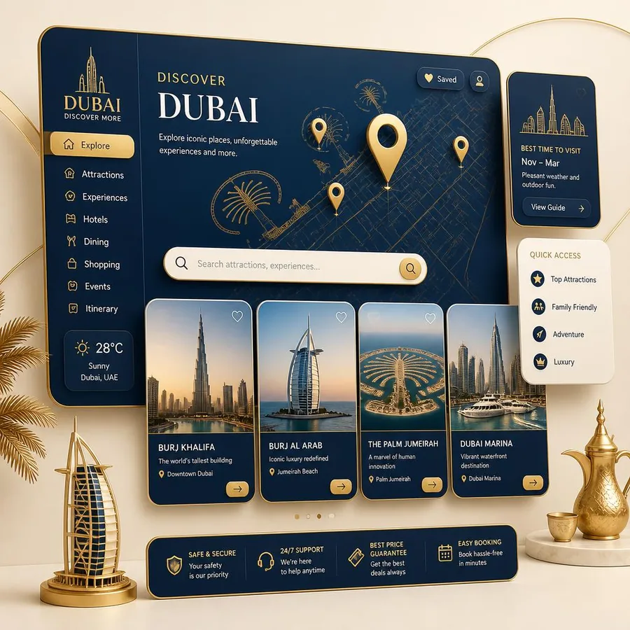 RADX Guide recommending places and experiences across the UAE