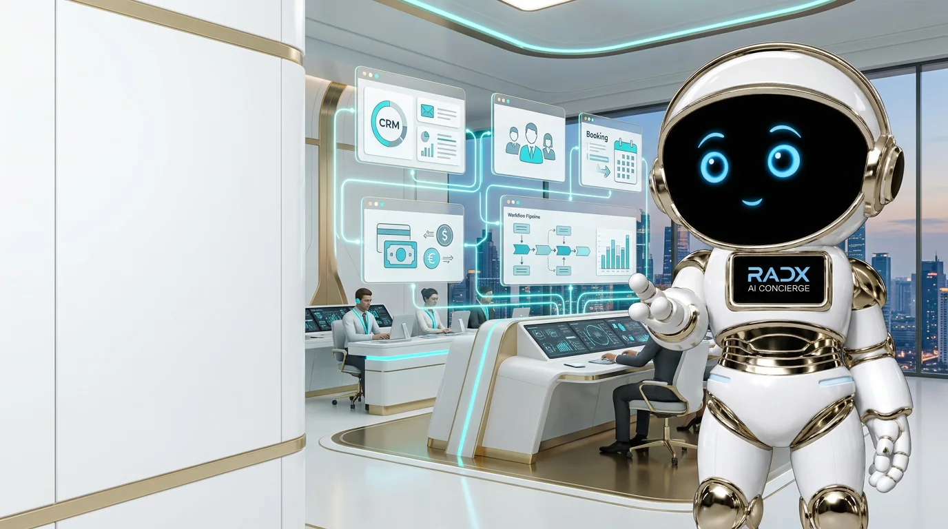 Enterprise operations team working with RADX intelligence