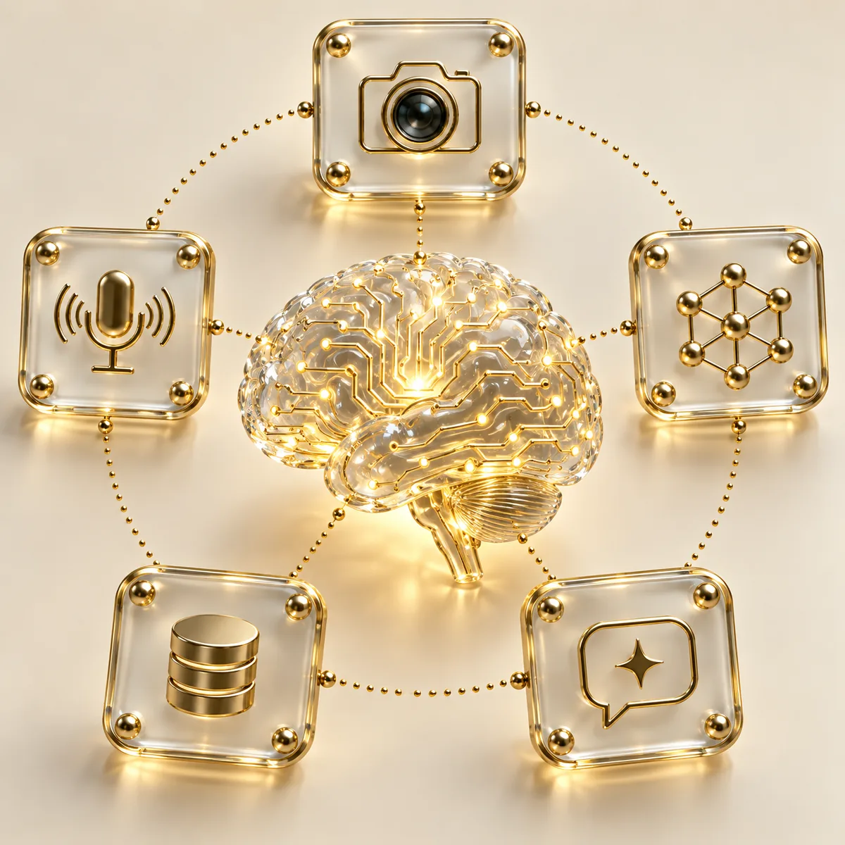 The RADX brain: camera vision, voice, reasoning, data and action