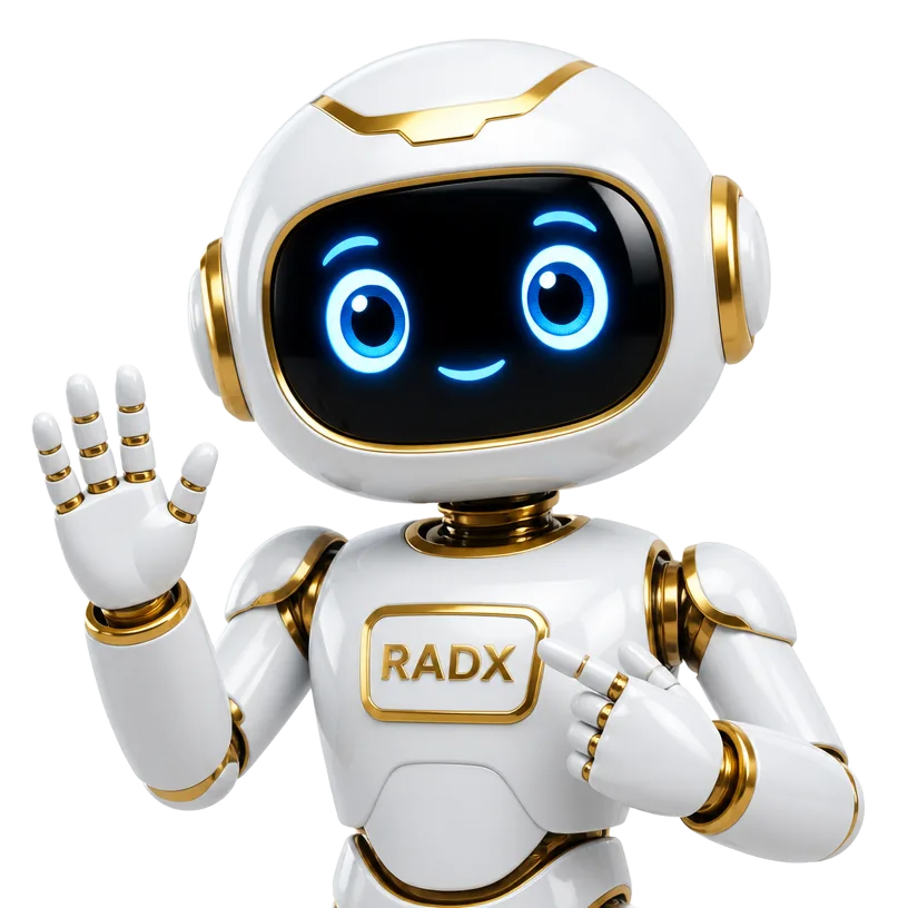 RADX AI concierge robot